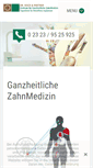 Mobile Screenshot of forum-nat-zahngesundheit.de